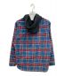 uniform experiment (ユニフォームエクスペリメント) STAR FLANNEL CHECK BIG HOODED SHIRT ブルー×レッド サイズ:S：6000円