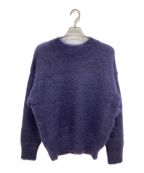 uniform experimentユニフォームエクスペリメント）の古着「MOHAIR CREWNECK KNIT」｜パープル