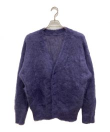 uniform experiment（ユニフォームエクスペリメント）の古着「MOHAIR KNIT CARDIGAN」｜パープル