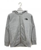 THE NORTH FACEザ ノース フェイス）の古着「Square Logo FullZip」｜グレー