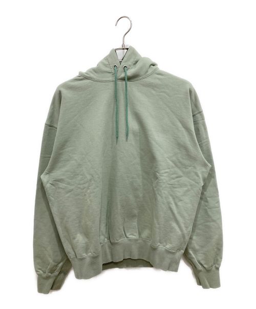 SOPHNET.（ソフネット）SOPHNET. (ソフネット) STAR ELBOW PATCHED WIDE SWEAT HOODIE グリーン サイズ:Sの古着・服飾アイテム