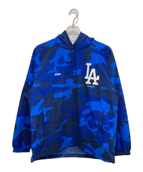 F.C.R.B.（エフシーアールビー）F.C.R.B. (エフシーアールビー) MLB TOUR PACKABLE ANORAK ブルー サイズ:Sの古着・服飾アイテム