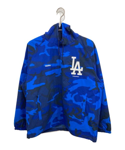 F.C.R.B.（エフシーアールビー）F.C.R.B. (エフシーアールビー) MLB TOUR PACKABLE ANORAK ブルー サイズ:S 未使用品の古着・服飾アイテム