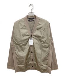 SOPHNET.（ソフネット）の古着「LIMONTA NYLON FRONT PANELED CARDIGAN」｜ベージュ