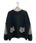 DISCOVERED（ディスカバード）の古着「STER CROCHET SWEAT」｜ブラック