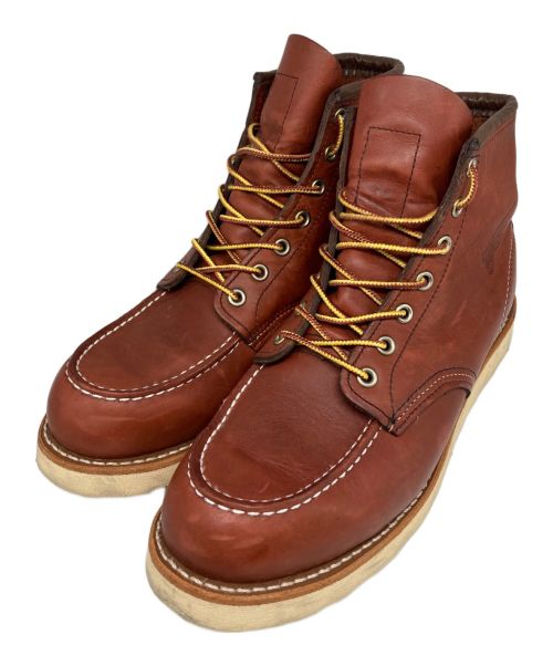 RED WING（レッドウィング）RED WING (レッドウィング) 9106 6インチ クラシックモックトウブーツ ブラウン サイズ:US 9Dの古着・服飾アイテム