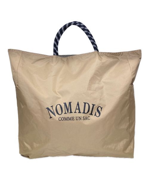 NOMADIS（ノマディス）NOMADIS (ノマディス) リバーシブルナイロントートバッグ ベージュの古着・服飾アイテム