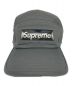 Supreme (シュプリーム) Inset Gel Camp Cap ブラック：10000円