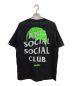 anti social social CLUB (アンチソーシャルソーシャルクラブ) SAPEur (サプール) コラボカットソー ブラック サイズ:XL：7000円