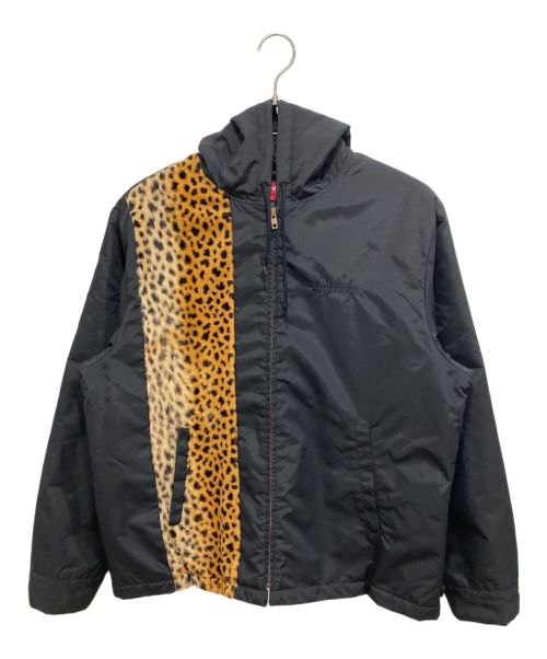 SUPREME（シュプリーム）Supreme (シュプリーム) cheetah hooded station jacket ブラック サイズ:Mの古着・服飾アイテム