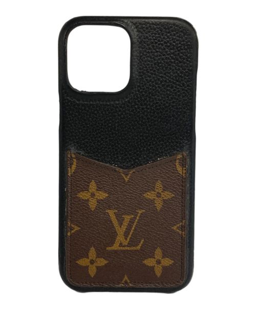 LOUIS VUITTON（ルイ ヴィトン）LOUIS VUITTON (ルイ ヴィトン) iPhone13 Pro Max専用ケース ブラックの古着・服飾アイテム