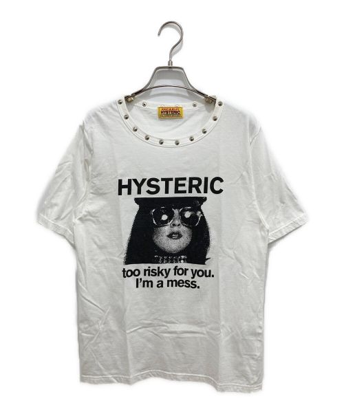 hysterics（ヒステリックス）hysterics (ヒステリックス) RISKY FOR YOU Tシャツ ホワイト サイズ:Freeの古着・服飾アイテム