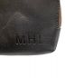 中古・古着 MHL (エムエイチエル) BASIC LEATHER ポーチ ブラック 未使用品：5000円