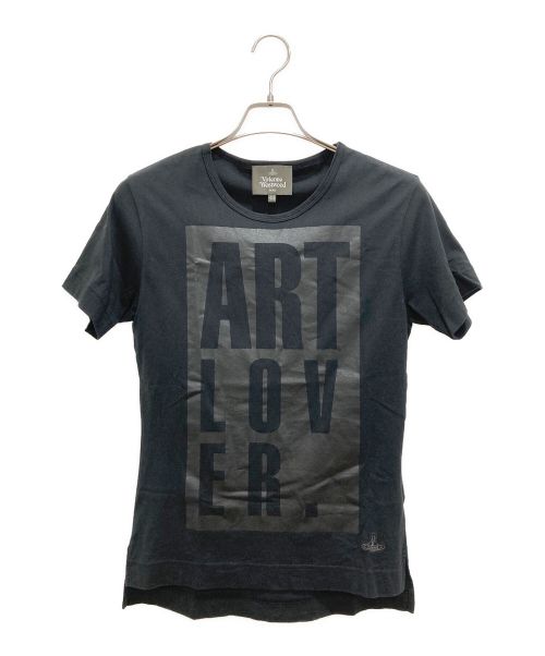 Vivienne Westwood man（ヴィヴィアン ウェストウッド マン）Vivienne Westwood man (ヴィヴィアン ウェストウッド マン) ART LOVER TEE ブラック サイズ:44の古着・服飾アイテム