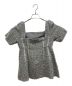 LE CIEL BLEU (ルシェルブルー) Fancy Tweed Babydoll Top グレー サイズ:M (38)：5000円