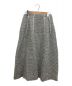 LE CIEL BLEU（ルシェルブルー）の古着「Fancy Tweed Slashed Waist Skirt」｜グレー