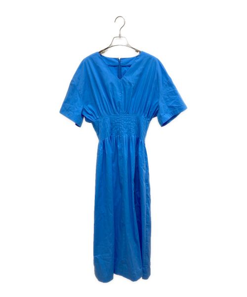 LE CIEL BLEU（ルシェルブルー）LE CIEL BLEU (ルシェルブルー) Round Form Dress ブルー サイズ:38の古着・服飾アイテム
