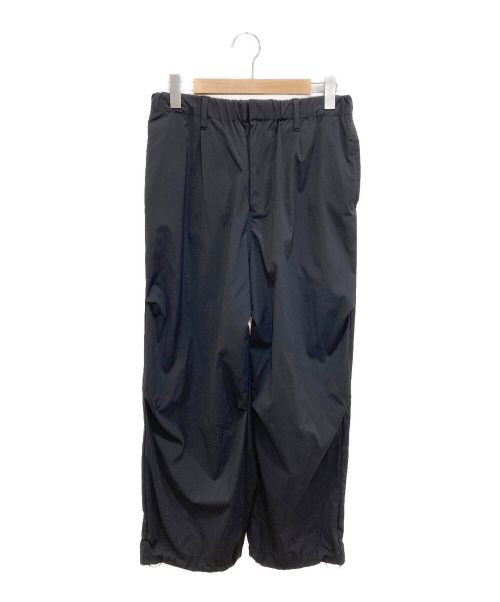 WYM LIDNM（ウィム バイ リドム）WYM LIDNM (ウィム バイ リドム) TRACK WIDE EASY LOOSE PANTS ブラック サイズ:Mの古着・服飾アイテム