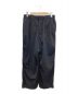 WYM LIDNM（ウィム バイ リドム）の古着「TRACK WIDE EASY LOOSE PANTS」｜ブラック