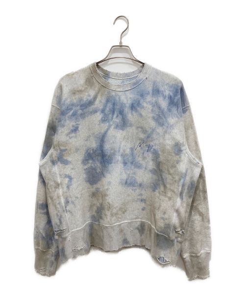 ANCELLM（アンセルム）ANCELLM (アンセルム) MARBLING SWEAT SHIRT マルチカラー サイズ:S(1)の古着・服飾アイテム