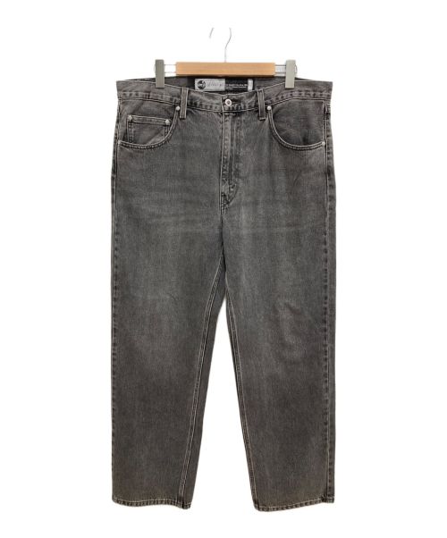 Levi's SILVER TAB（リーバイス シルバータブ）LEVI'S Silver Tab (リーバイス シルバータブ) ブラックワイドデニムパンツ ブラック サイズ:91cm (W36)の古着・服飾アイテム