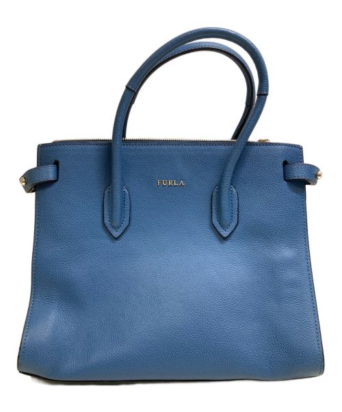 FURLA（フルラ）FURLA (フルラ) 2WAYショルダーバッグ スカイブルーの古着・服飾アイテム