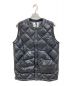 and wander（アンドワンダー）の古着「diamond stitch down vest」｜ブラック