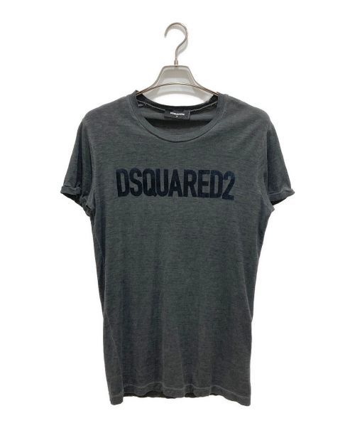 DSQUARED2（ディースクエアード）DSQUARED2 (ディースクエアード) ロゴTシャツ ブラック サイズ:Mの古着・服飾アイテム