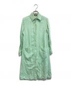 MISS Diorミス ディオール）の古着「総柄シルクワンピース」｜黄緑