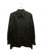 s'yteサイト）の古着「ブロードレギュラーカラーシャツ」｜ブラック