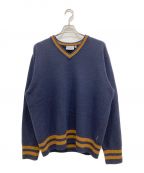 Carhartt WIPカーハート）の古着「STANFORD SWEATER」｜ネイビー