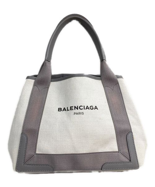 BALENCIAGA（バレンシアガ）BALENCIAGA (バレンシアガ) トートバッグ ベージュ×グレーの古着・服飾アイテム