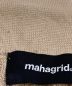 中古・古着 MAHAGRID (マハグリッド) CABLE KNIT POLO ベージュ サイズ:M：6000円