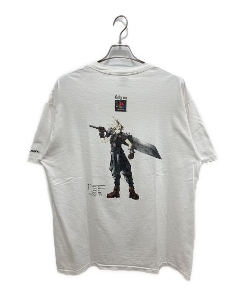 FINAL FANTASY Ⅶ（ファイナルファンタジー VII）FINAL FANTASY Ⅶ (ファイナルファンタジー VII) 両面プリント古着ゲームTシャツ ホワイト サイズ:XLの古着・服飾アイテム