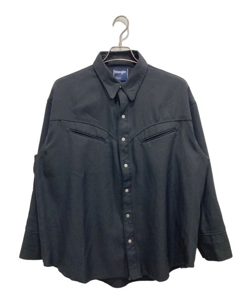 Wrangler（ラングラー）Wrangler (ラングラー) Schott (ショット) ウエスタンシャツ ブラック サイズ:Mの古着・服飾アイテム