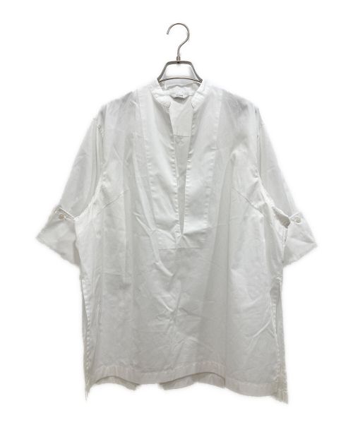 CLANE（クラネ）CLANE (クラネ) DEEP SKIPPER SHIRT ホワイト サイズ:1の古着・服飾アイテム