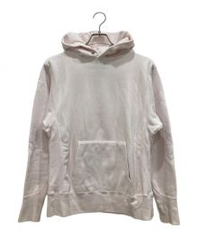 ATON（エイトン）の古着「NATURAL GARMENT DYE URAKE HOODIE」｜ピンク