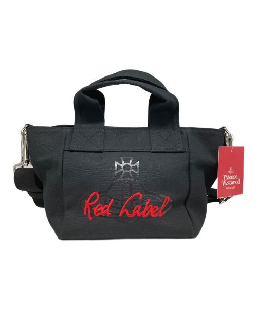 Vivienne Westwood RED LABEL（ヴィヴィアンウエストウッドレッドレーベル）Vivienne Westwood RED LABEL (ヴィヴィアンウエストウッドレッドレーベル) 2WAYミニトートバッグ ブラックの古着・服飾アイテム