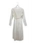 YAECA (ヤエカ) ラップギャザードレス ホワイト サイズ:M：12000円