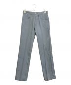 DAIRIKUダイリク）の古着「Slim Flasher Pressed Pants」｜ブルー