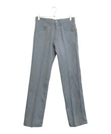 DAIRIKU（ダイリク）の古着「Slim Flasher Pressed Pants」｜ブルー