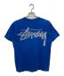 stussy (ステューシー) シャネルロゴＴシャツ ブルー サイズ:M：5000円