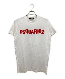 DSQUARED2（ディースクエアード）の古着「D2ロゴプリントTシャツ」｜ホワイト