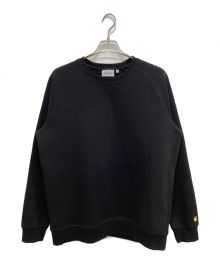 Carhartt WIP（カーハート ワークインプログレス）の古着「CHASE SWEAT SHIRT」｜ブラック