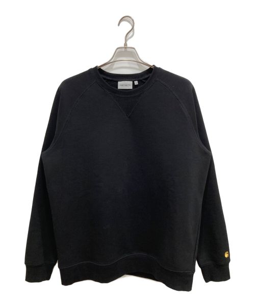 Carhartt WIP（カーハート ワークインプログレス）Carhartt WIP (カーハート) CHASE SWEAT SHIRT ブラック サイズ:XLの古着・服飾アイテム