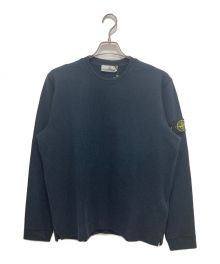 STONE ISLAND（ストーンアイランド）の古着「ロゴパッチクルーネックスウェット」｜ネイビー