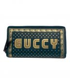 GUCCIグッチ）の古着「GUCCYセガロゴ長財布」｜グリーン