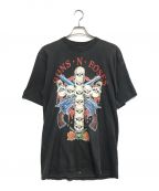 バンドTシャツバンドTシャツ）の古着「90s GUNS N ROSES(ガンズ・アンド・ローゼズ) バンドTシャツ」｜ブラック