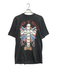 バンドTシャツ（バンドTシャツ）の古着「90s GUNS N ROSES(ガンズ・アンド・ローゼズ) バンドTシャツ」｜ブラック