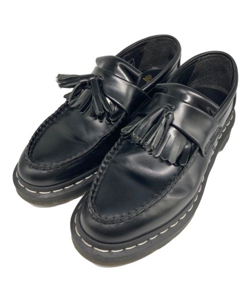 Dr.Martens（ドクターマーチン）Dr.Martens (ドクターマーチン) キルトタッセルローファー ブラック サイズ:UK5の古着・服飾アイテム